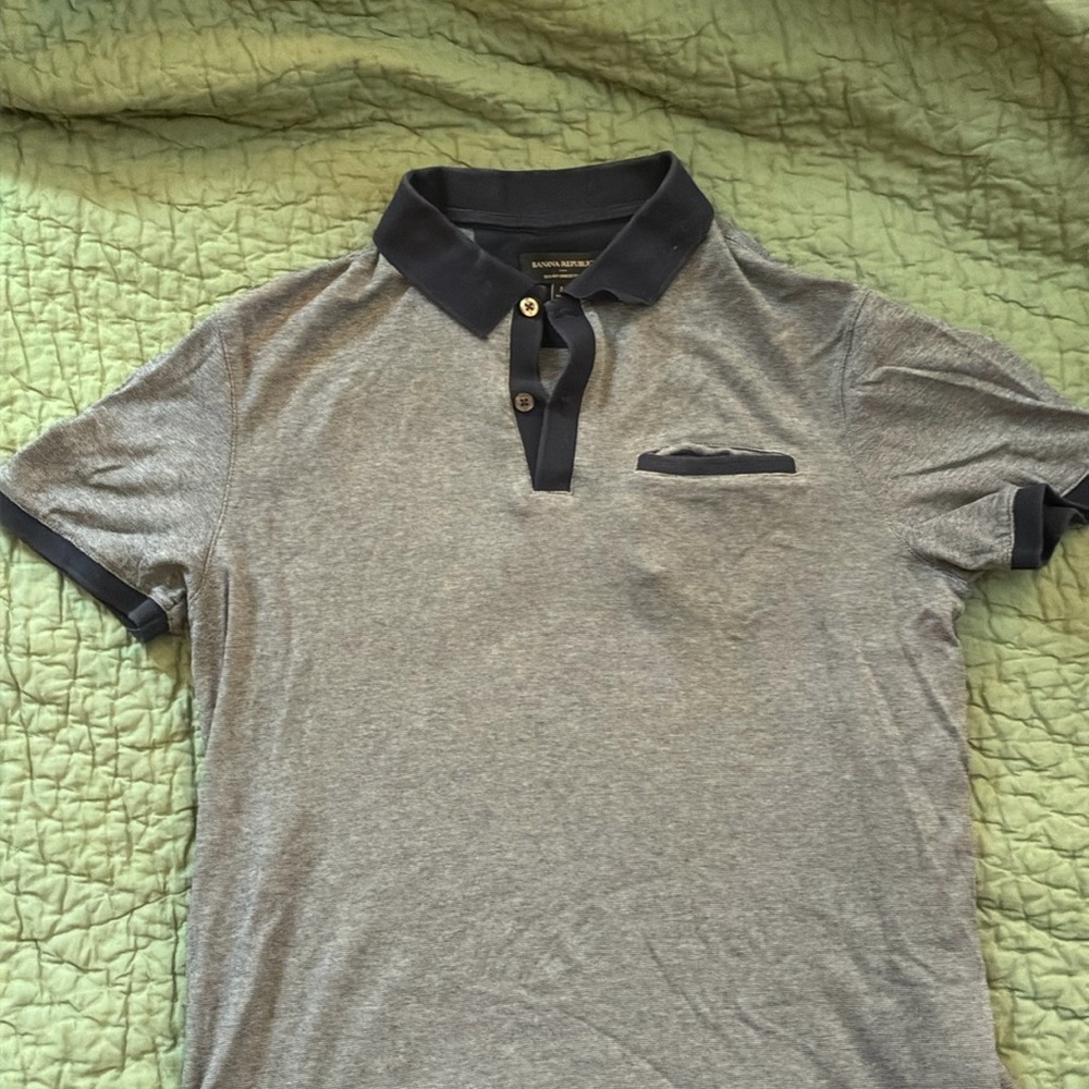 Banana Republic slim fit polo with pocket